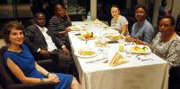 From left to right: Dr Katarzyna Borkowska (University of Glasgow, Deputy-Mayor Abdallah Mtinika, Dr