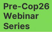 Pre-COP26 Webinar: Higher Education, Knowledge Democracy and Sustainability - October 11, 2021 1500